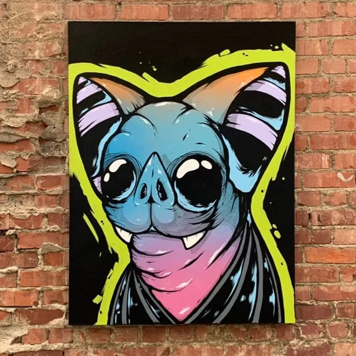 Chonky Freaking Ding Bat Painting!